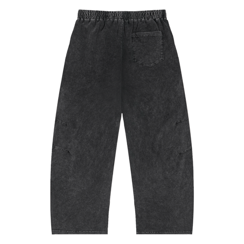 Love Anyways Flame Combo Unisex Snow Wash Drawstring Cotton Pants