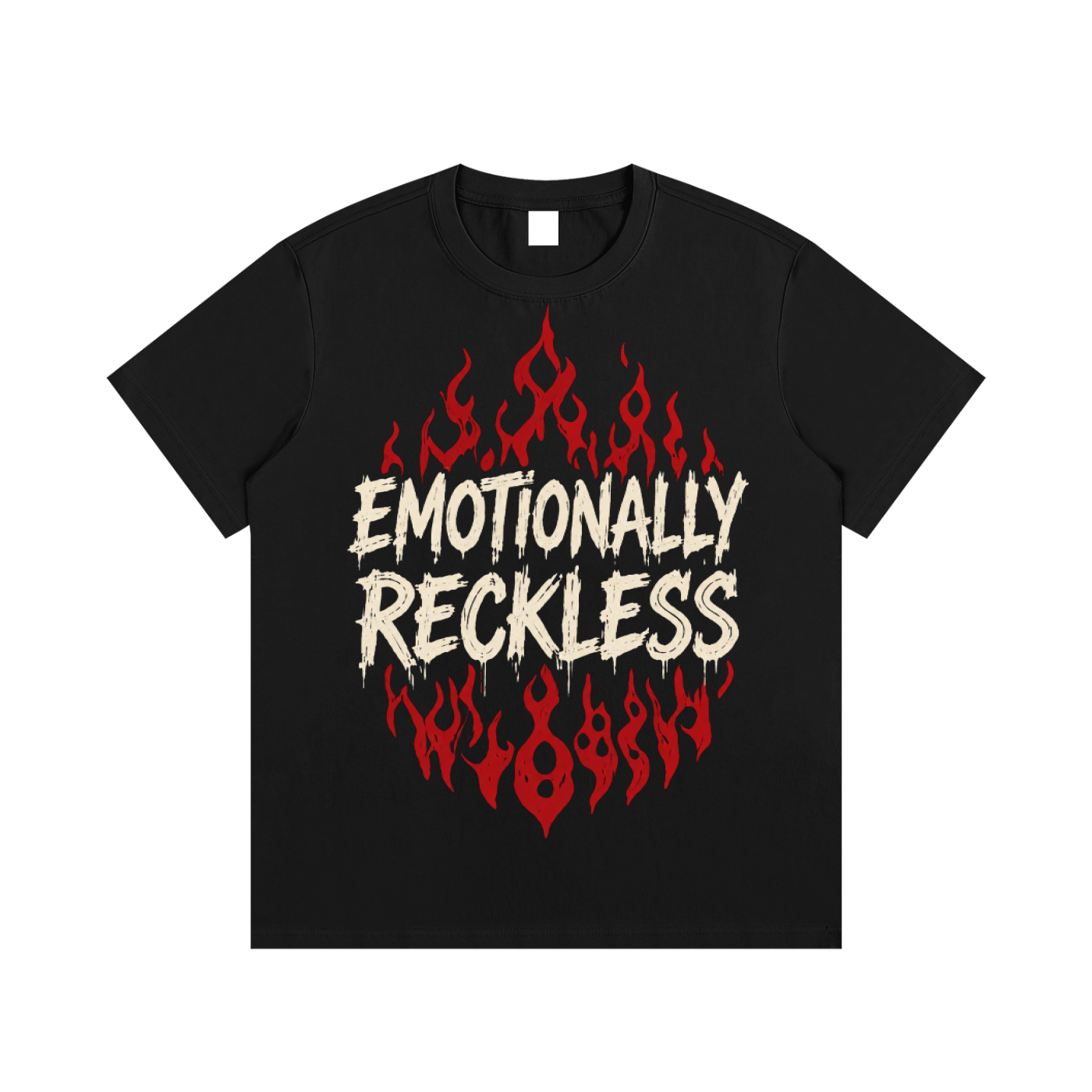 Emotionally Reckless Heart Tail Combo Essential Cotton T-Shirt