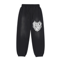 Risky Love Blacxk Vintage Washed Fleece Jogger Sweatpants