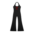 Women’s Risk It All Halter Flared Jumpsuit