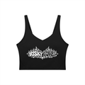 Risky Love Flame Women's V-Neck Yoga Sports Bra
