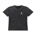 Womens I Took the Risk Vintage Wash Drop Shoulder T-shirt