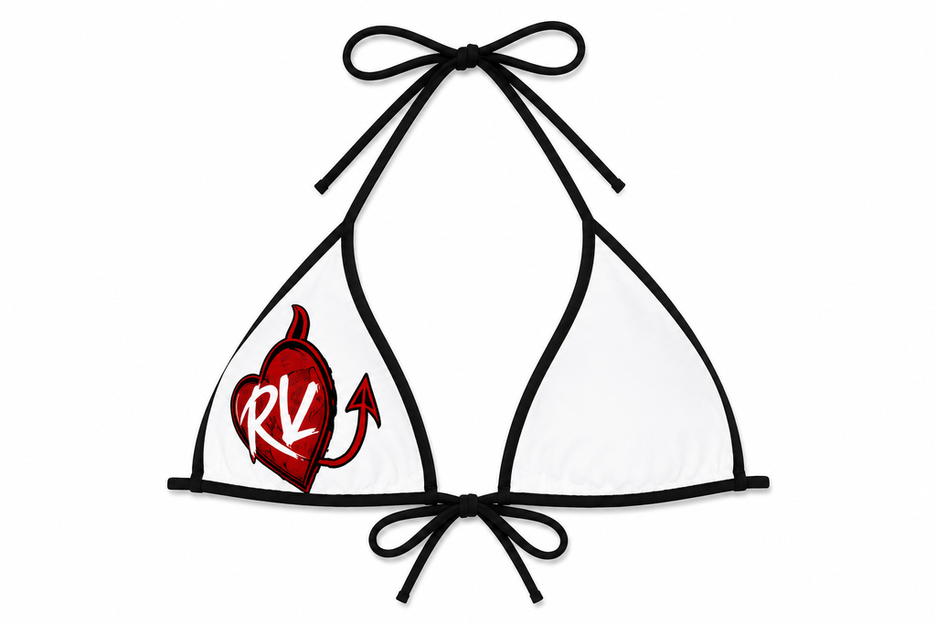 Women's Risky Love Heart Tail Bikini Swimsuit