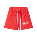 Men's Flame Risky Love Mesh Drawstring Shorts