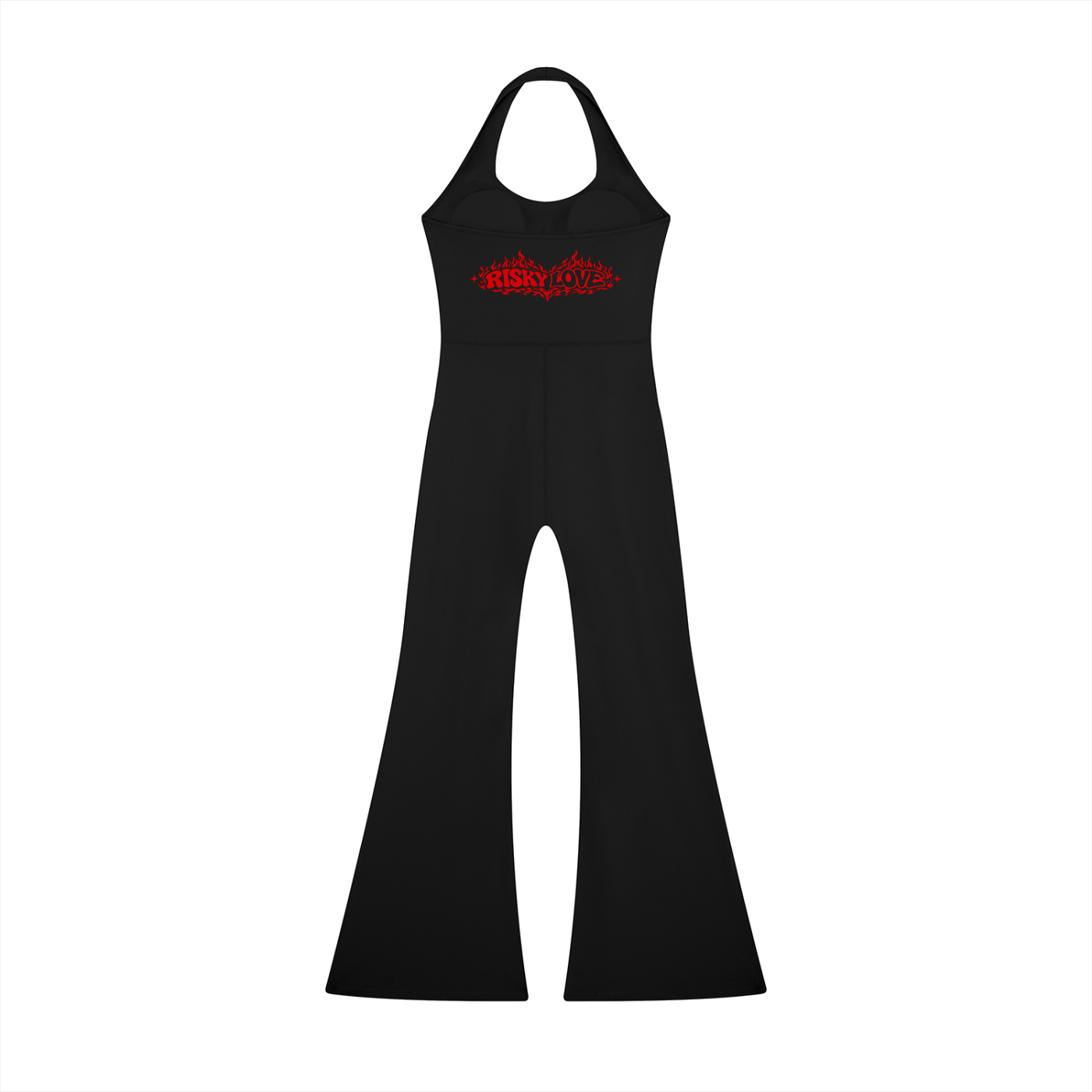 Women’s Risk It All Halter Flared Jumpsuit