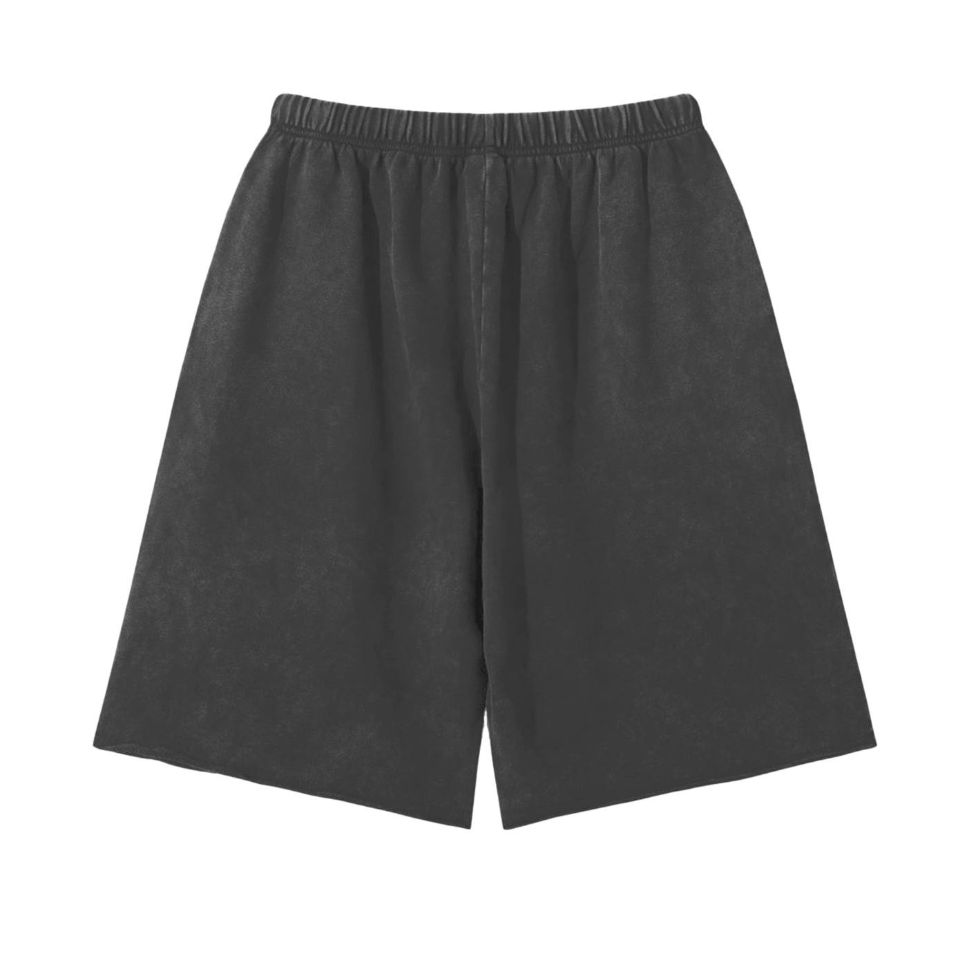 Unisex Risky Love Snow Washed Raw Hem Shorts