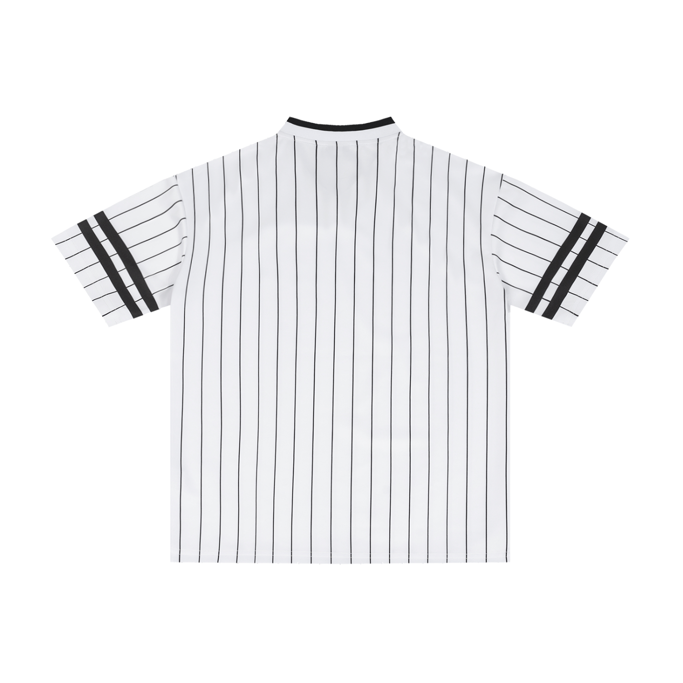 Risky Love Heart Flamed Unisex Striped Loose V-Neck T-Shirt