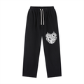 Women's Risky Love Flamed Heart Vintage Washed Drawstring Sweatpants