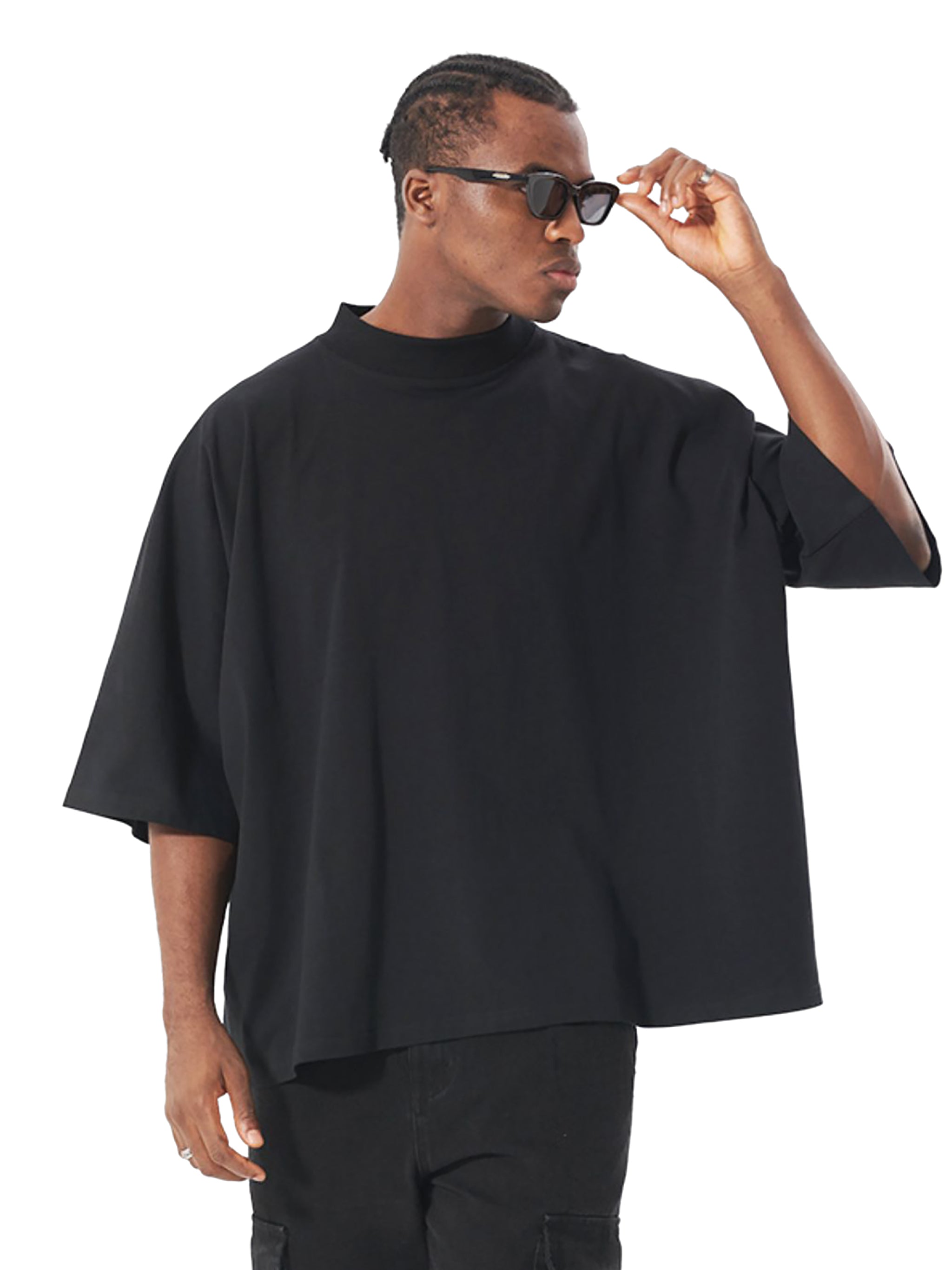 Risky Heart Flamed Oversized One-Piece Boxy T-Shirt