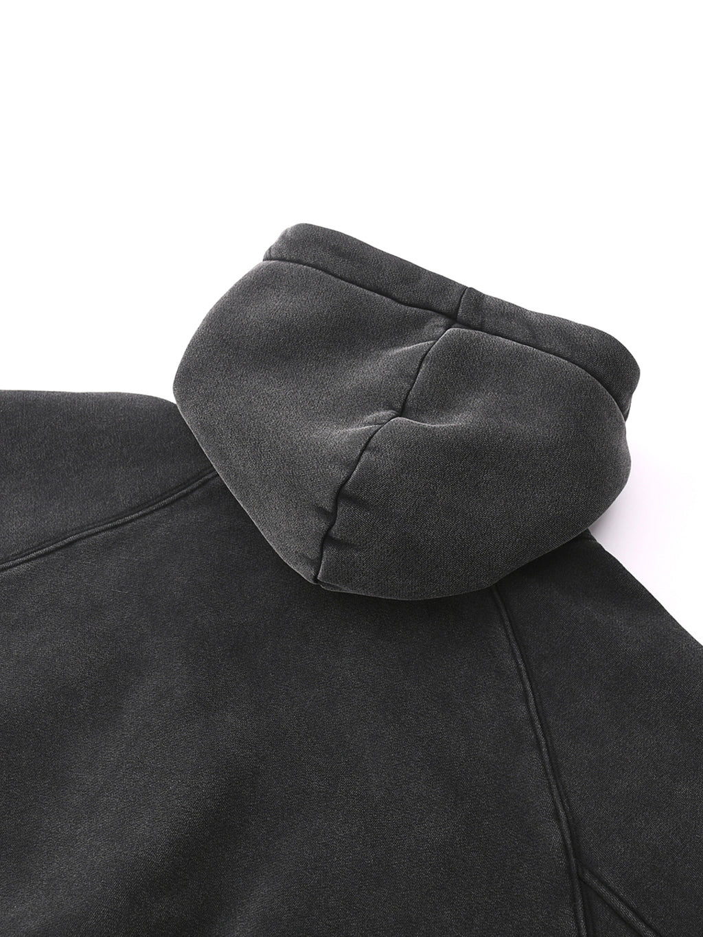 Women's Risky Love Tail Combo Snow Washed Cropped Hoodie