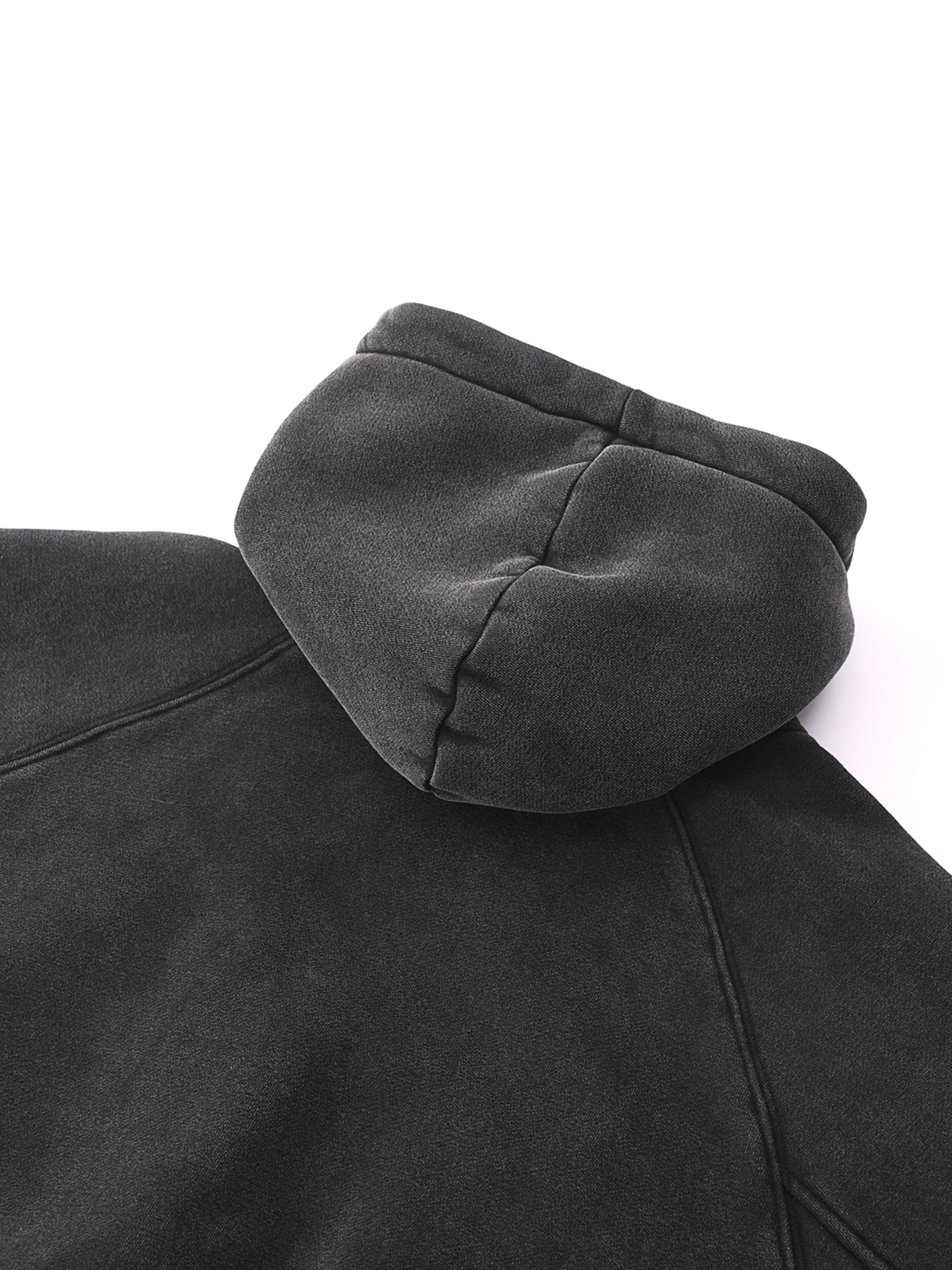 Women's Risky Love Tail Combo Snow Washed Cropped Hoodie