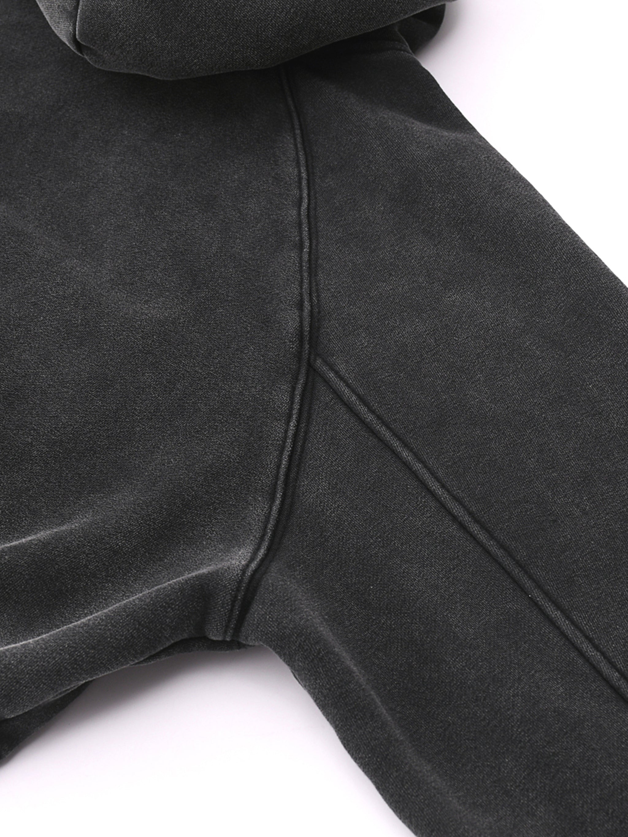 Women's Risky Love Tail Combo Snow Washed Cropped Hoodie