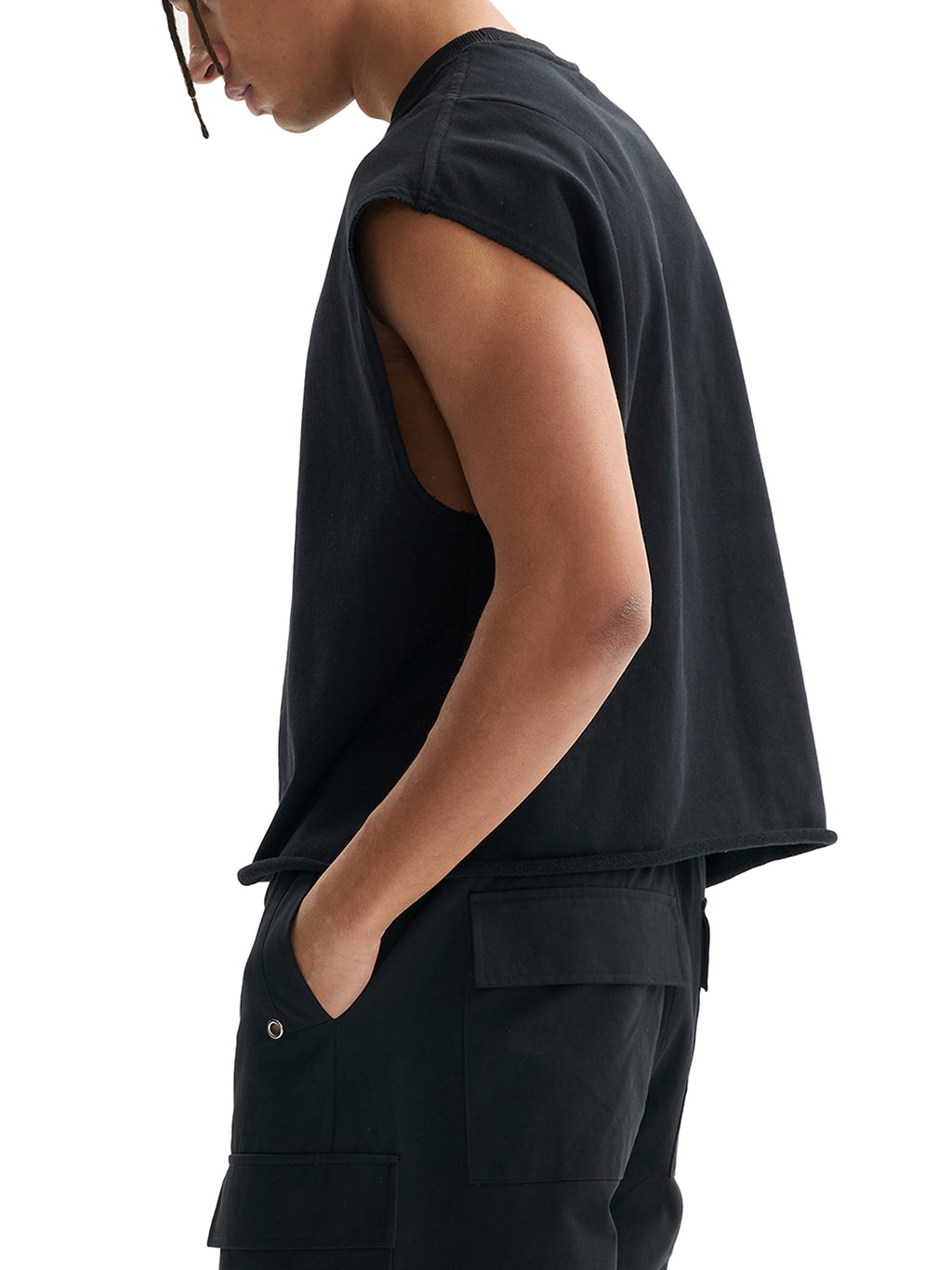 Emotionally Reckless Heart Tail Combo French Terry Boxy Tank Top