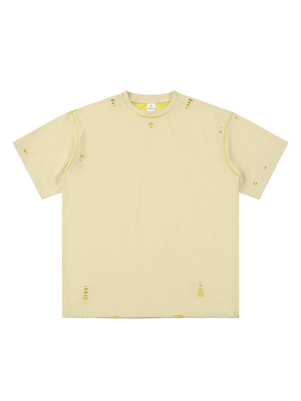 Love Without Limits Heart Tail Hand-frayed Reversible T-shirt