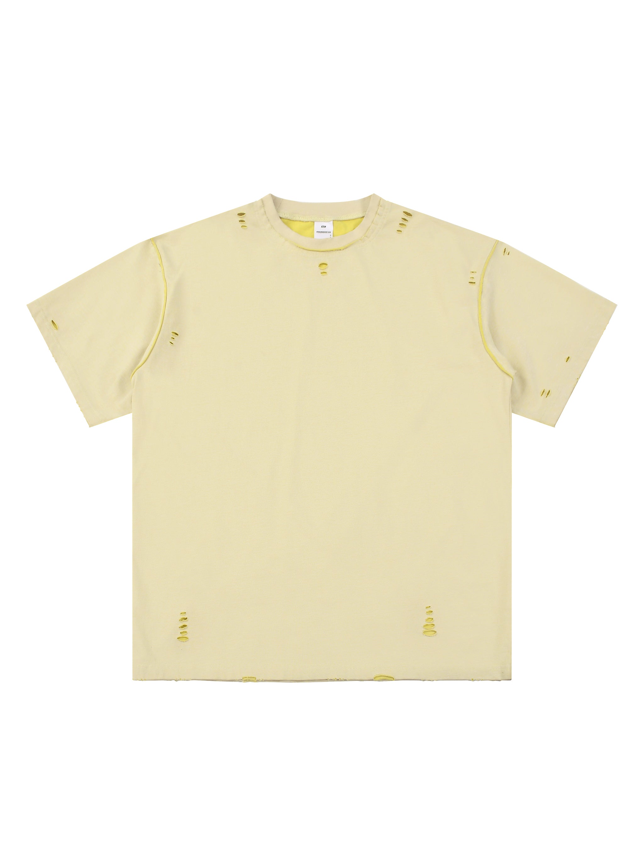 Love Without Limits Heart Tail Hand-frayed Reversible T-shirt