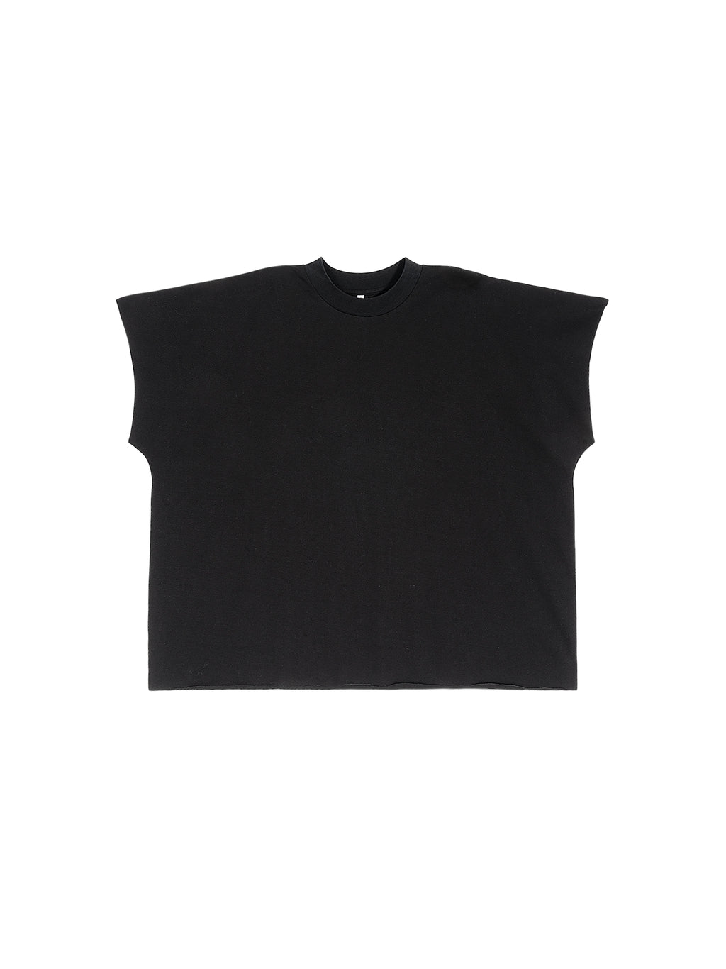 Risky Love Tail Combo Raw Edge Boxy Non-Shrink T-Shirt