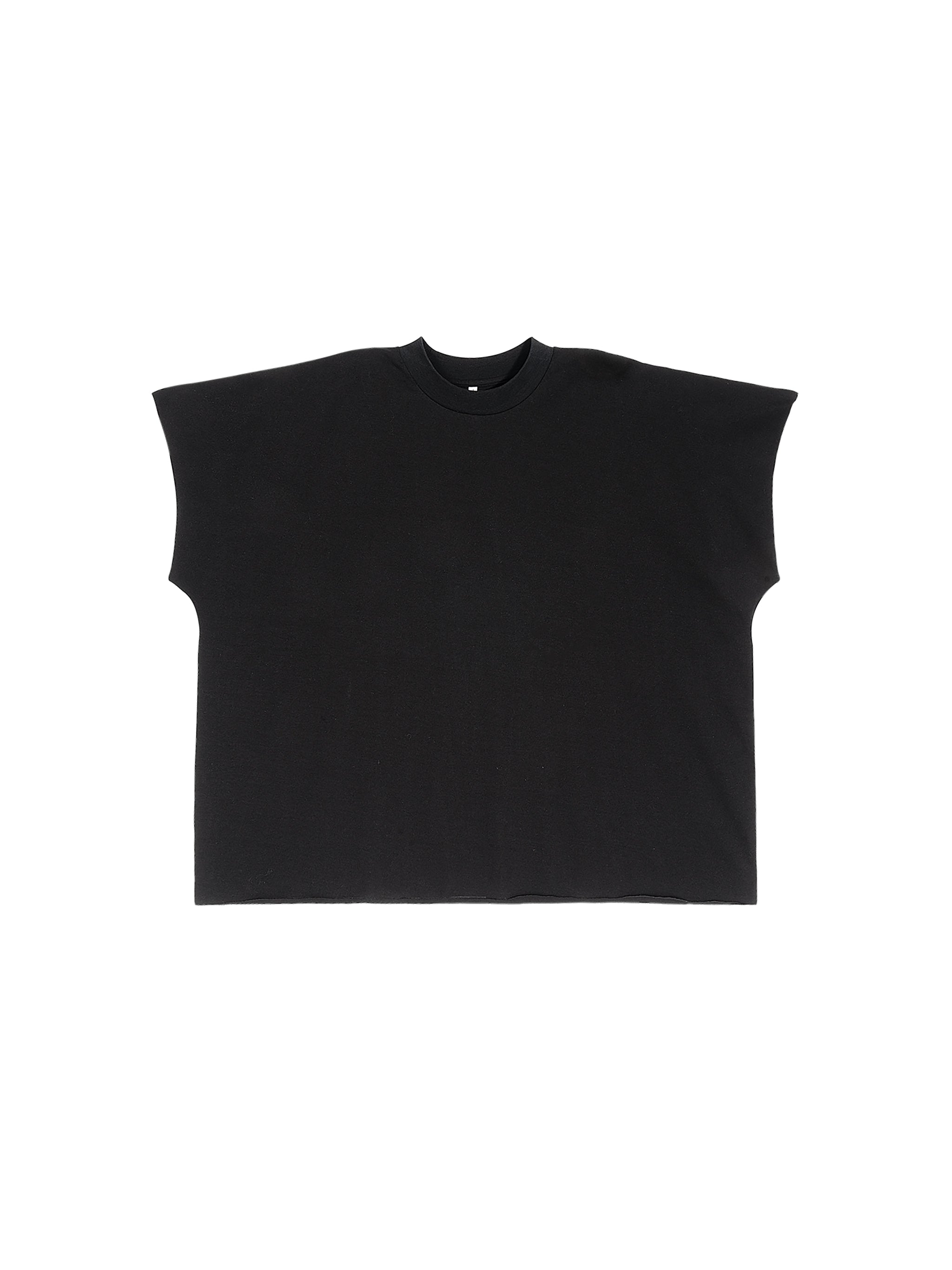 Risky Love Tail Combo Raw Edge Boxy Non-Shrink T-Shirt