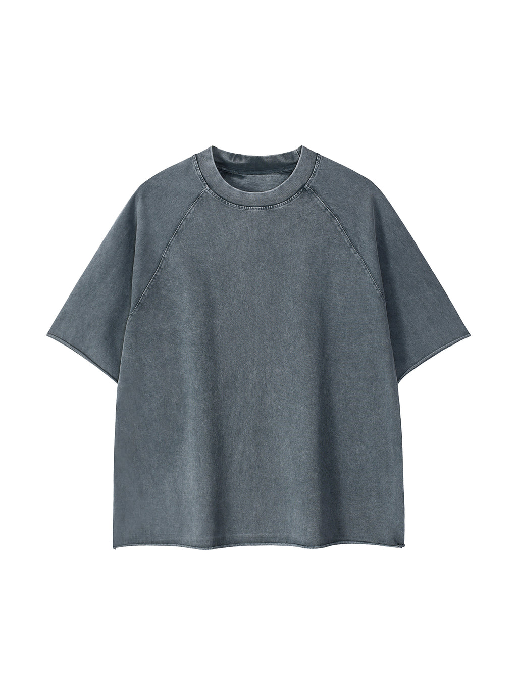 Unisex Emotionally Reckless Heart Tail Combo Mineral Wash Raw Edge T-Shirt