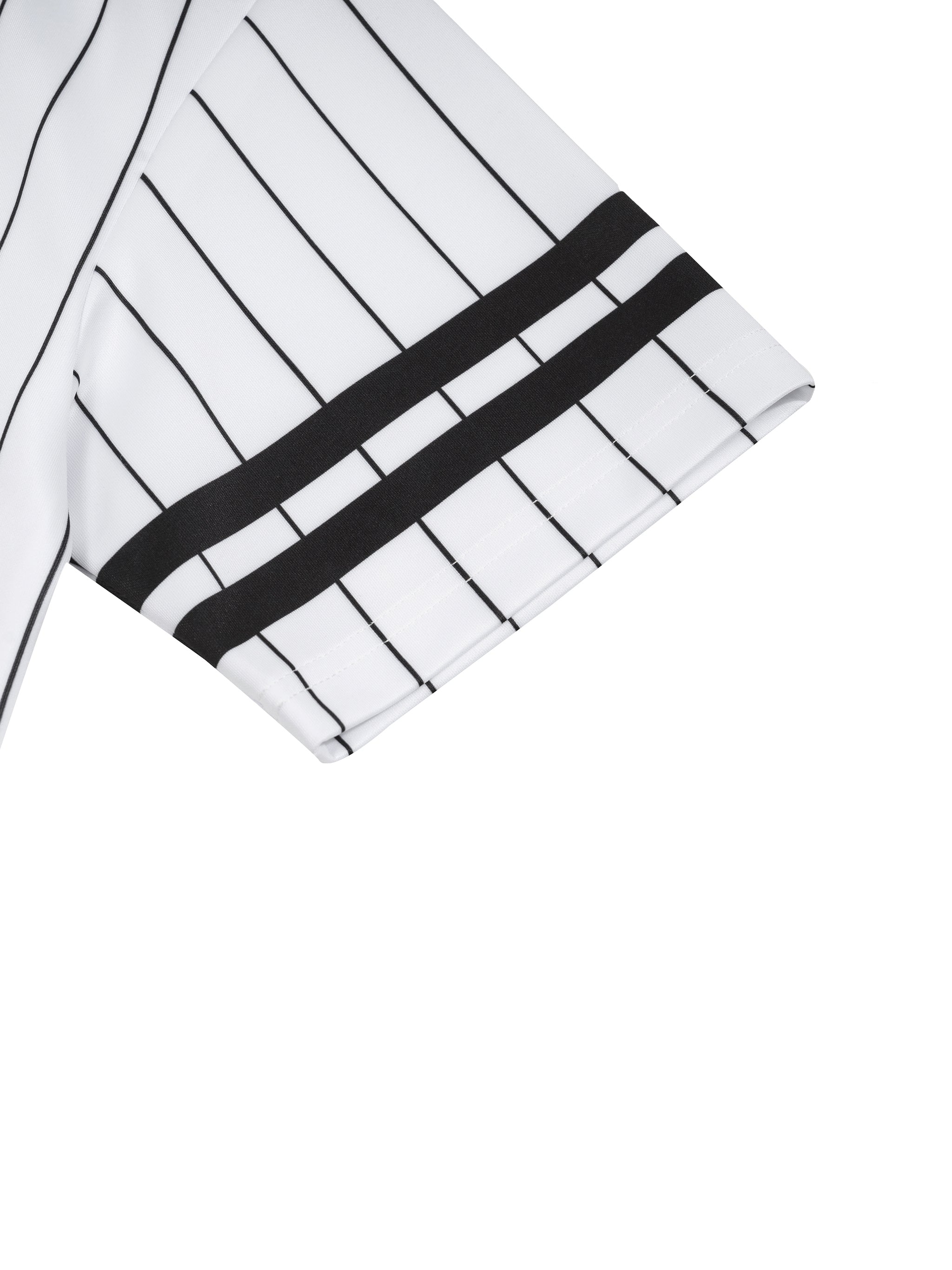 Risky Love Heart Flamed Unisex Striped Loose V-Neck T-Shirt