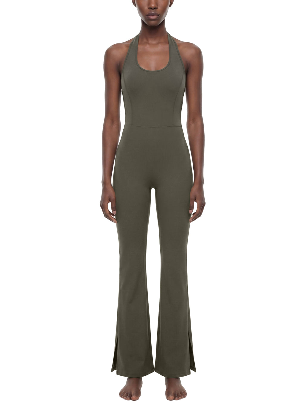 Women’s Risk It All Halter Flared Jumpsuit